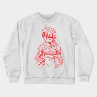 Anime Maid Sketch Crewneck Sweatshirt